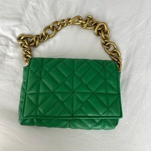 Zara Green Chain Bag